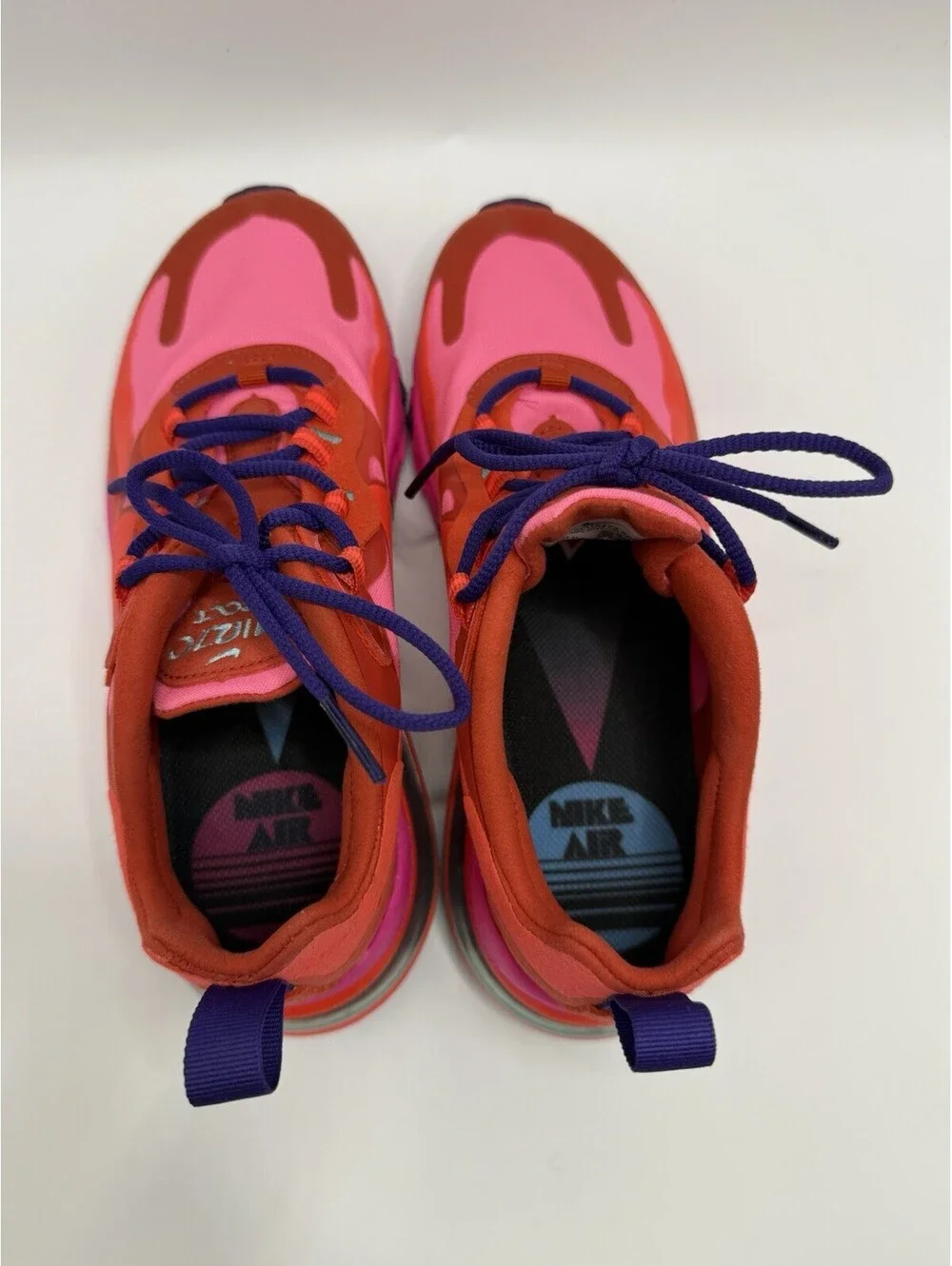 Nike Air Max 270 React Sneakers Women’s Size 6 Pink Purple NWOB
